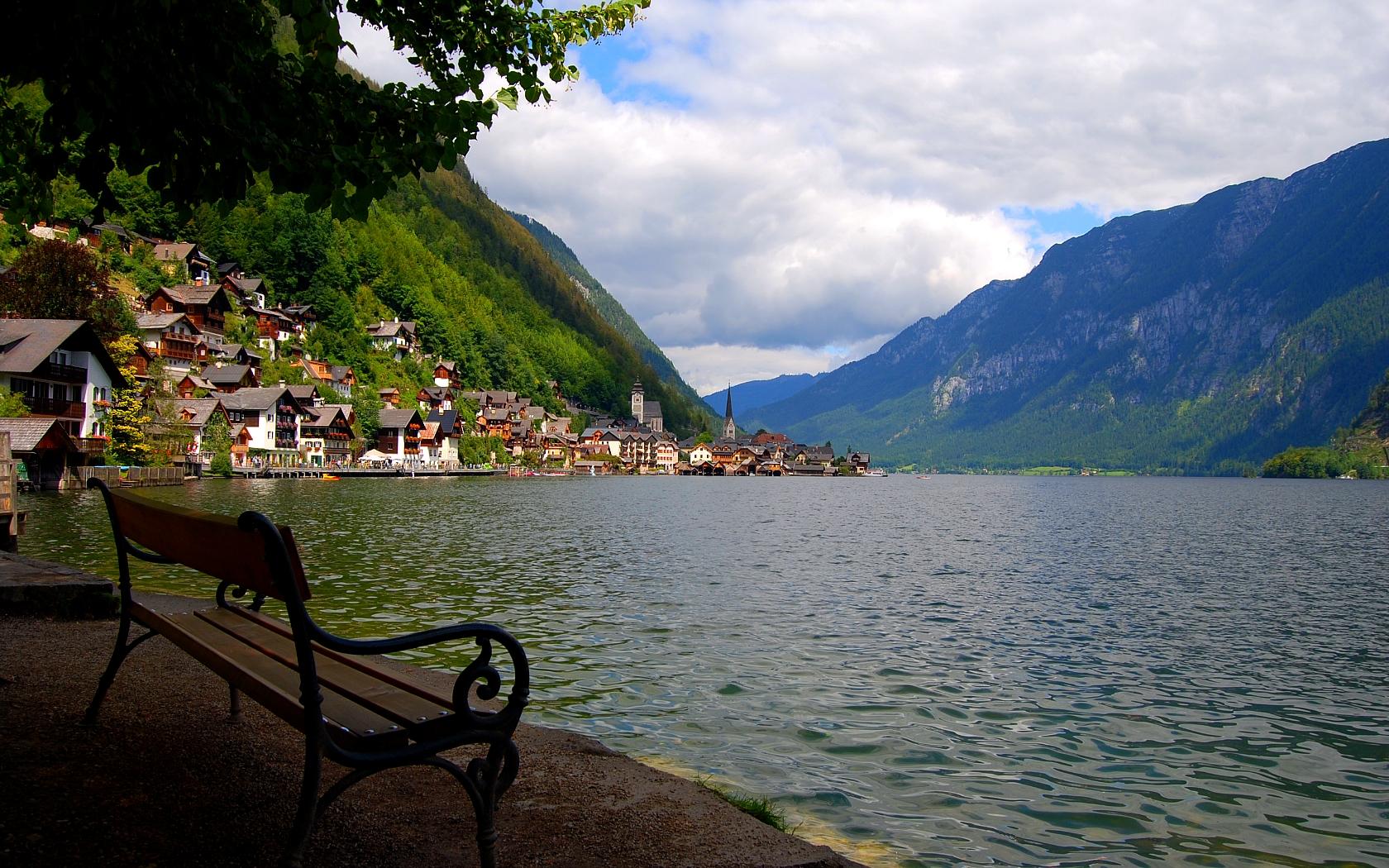 1680x1050 Mountain Village Wallpaper, Xcitefun Mountain Village Picture