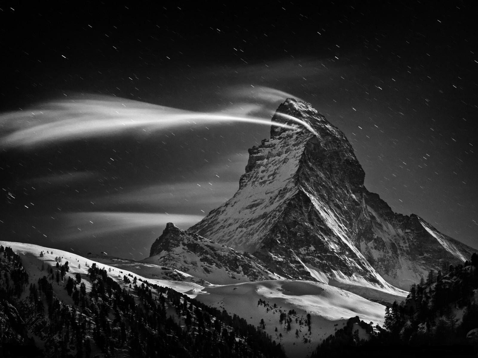 Black and White Mountain Wallpapers Top Free Black and White Mountain