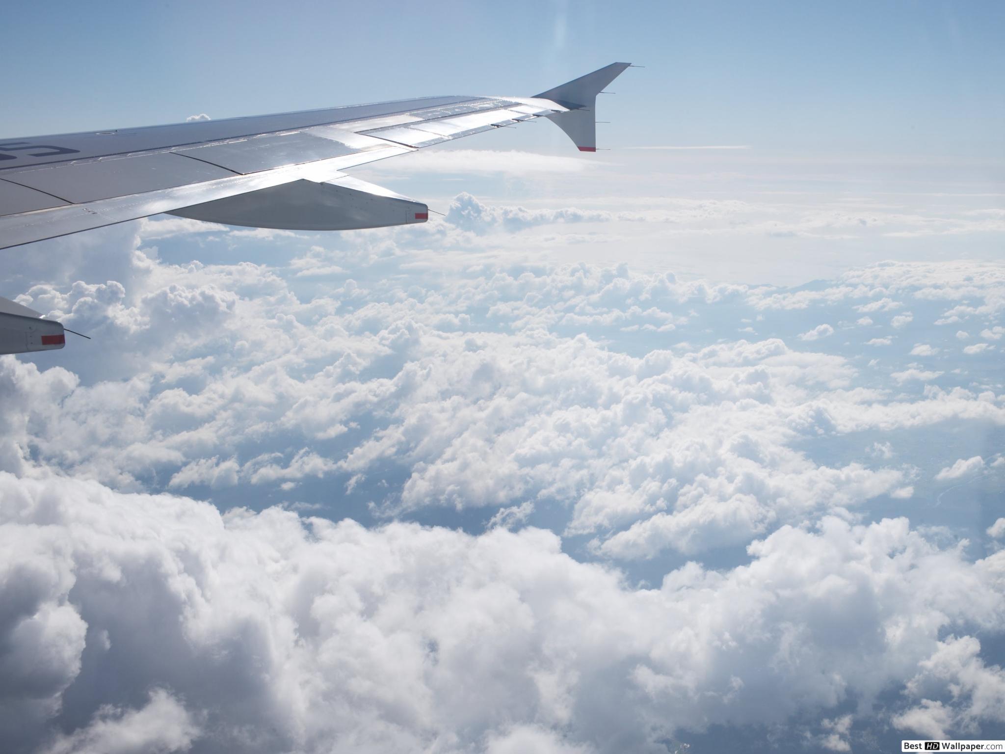 2048x1536 Fluffy clouds HD wallpaper download
