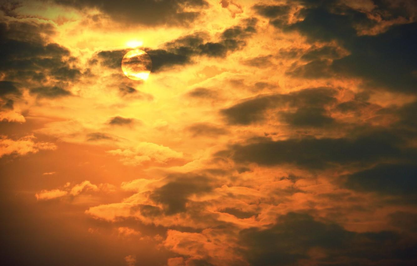 1332x850 Wallpaper Clouds, Sky, Sunset image for desktop, section пейзажи