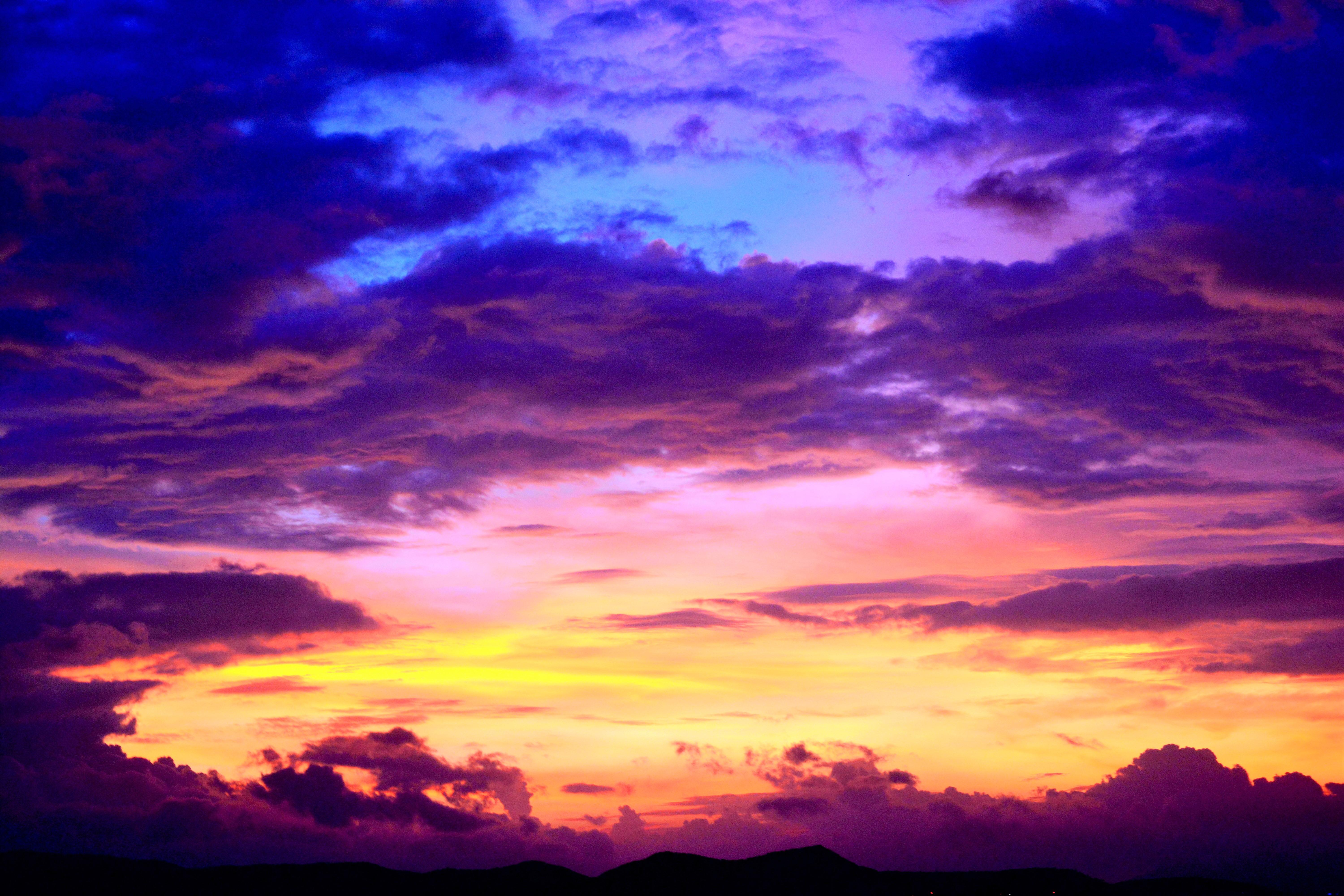 6000x4000 Sky, Cloud, Sunset, Earth, Purple wallpaper