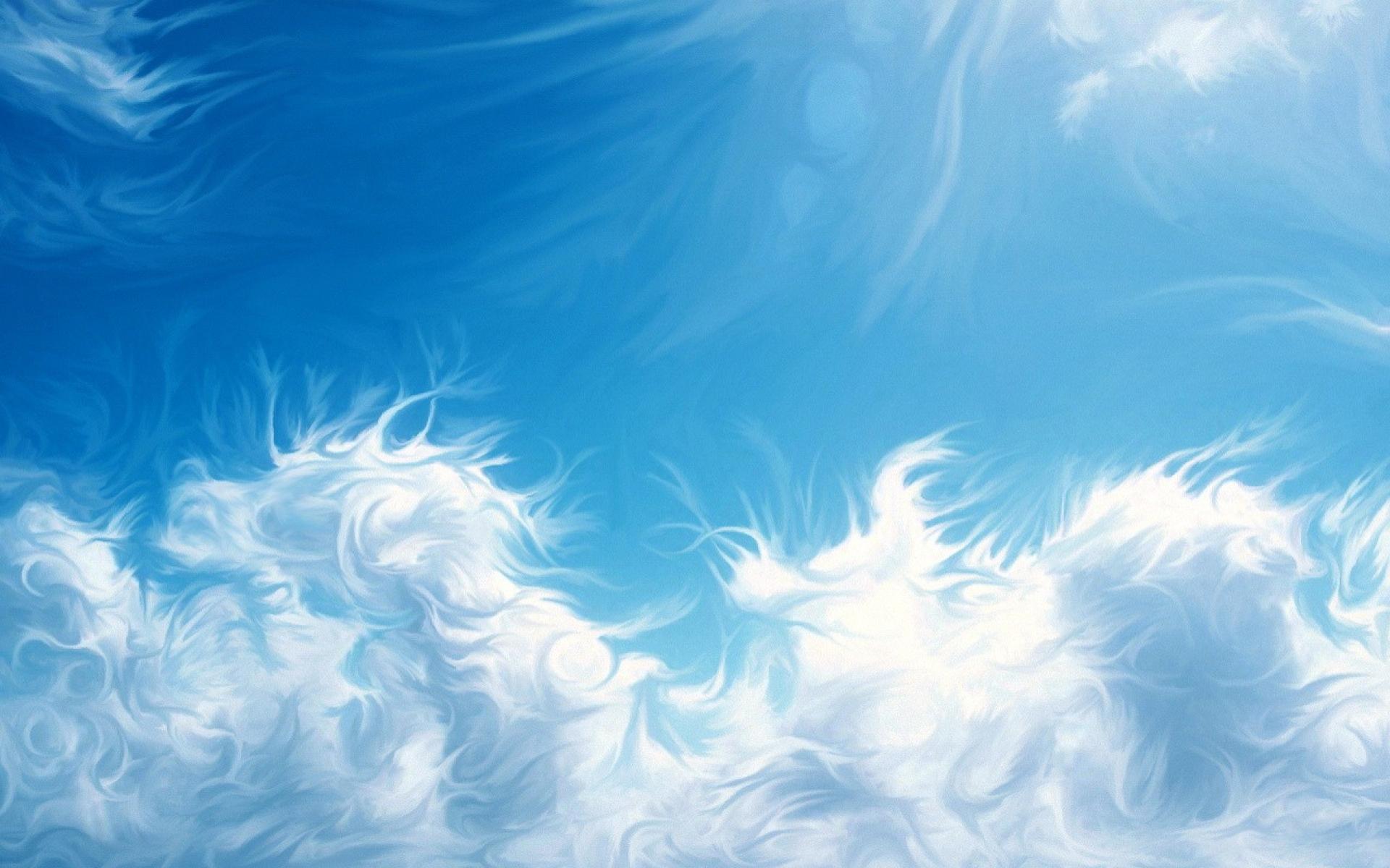 1920x1200 Fluffy Clouds Abstract wallpaper. Fluffy Clouds Abstract