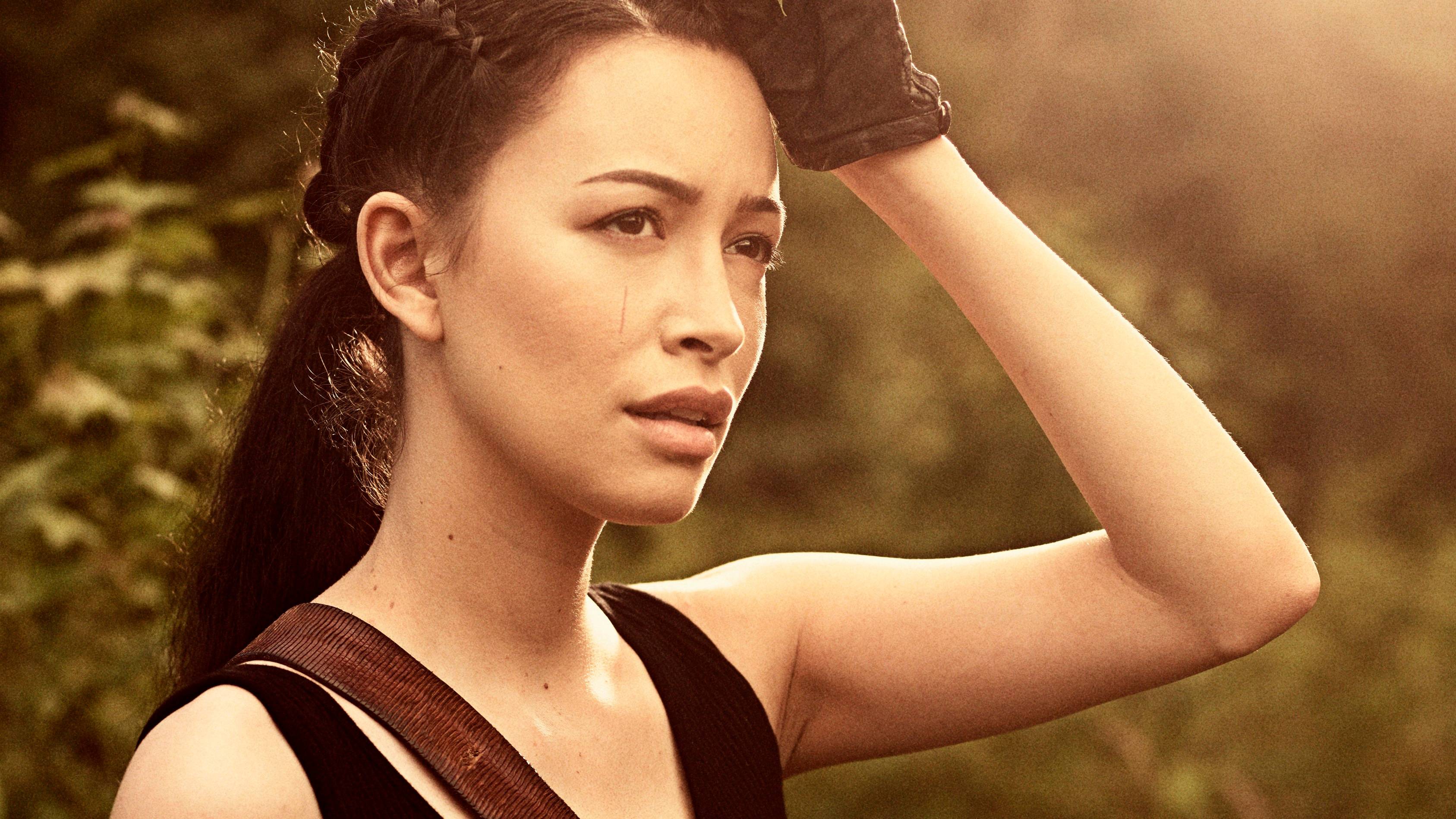 3374x1898 Christian Serratos in The Walking Dead Season 9 Wallpaper