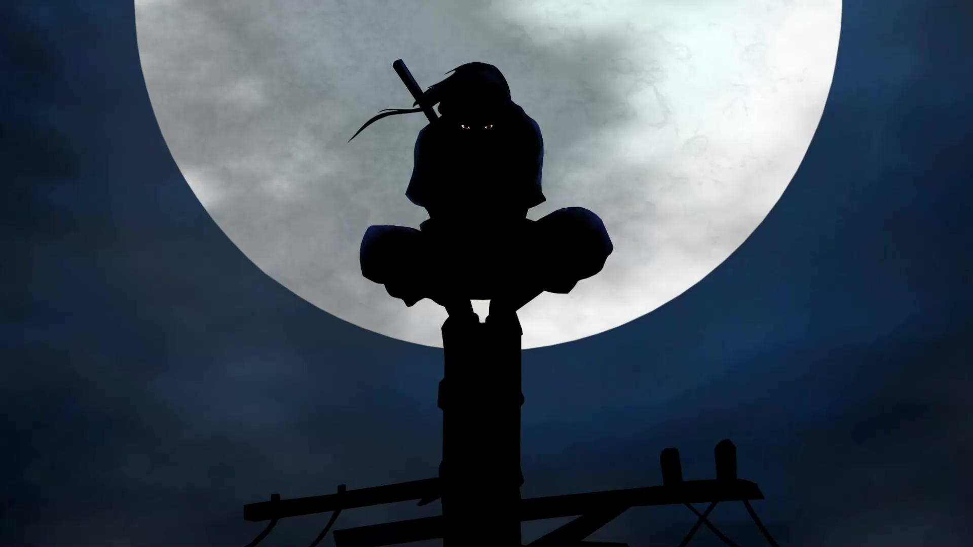 1920x1080 Itachi Uchiha Moonlight Live Wallpaper