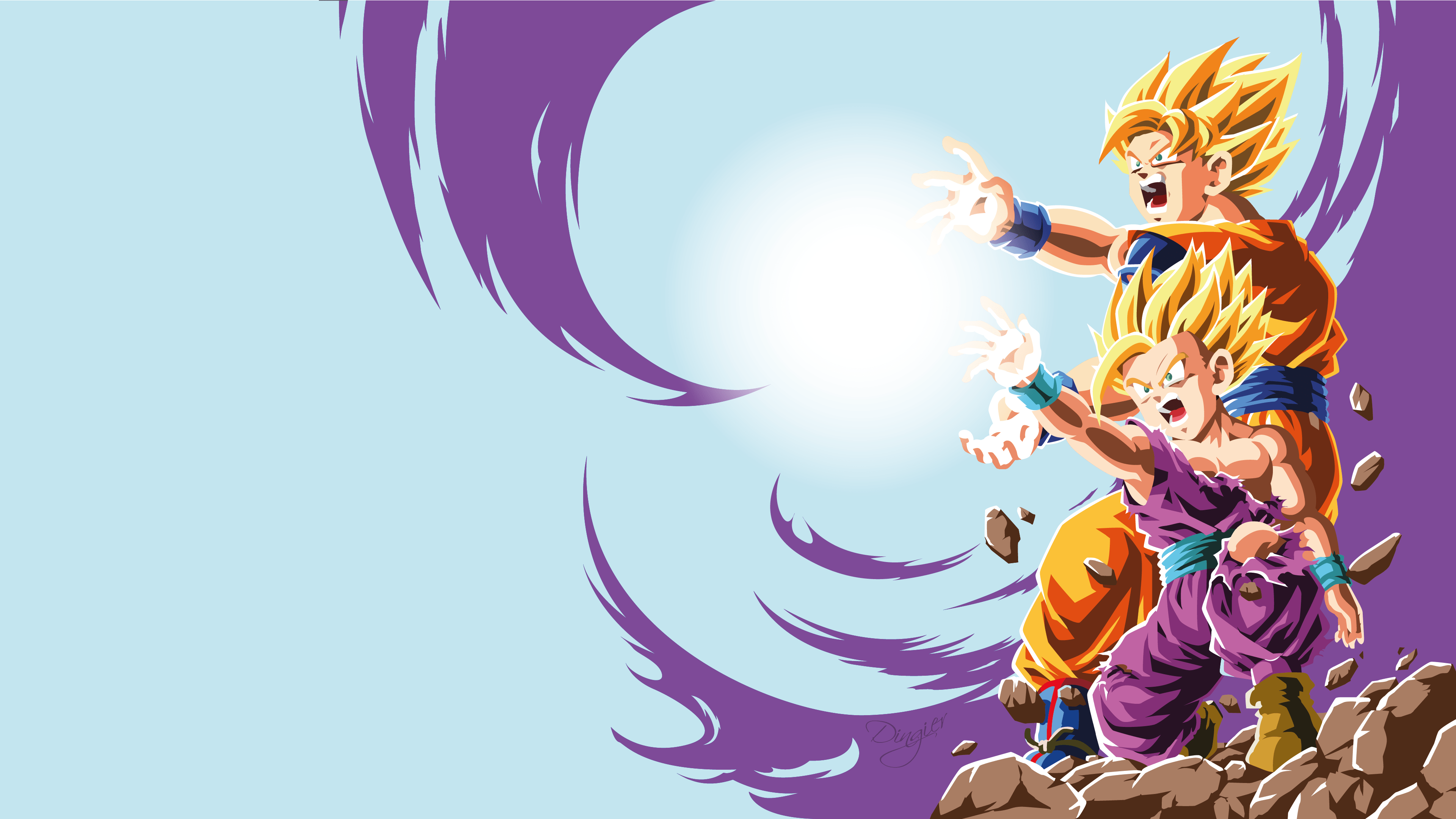 3840x2161 Dragon Ball Z Wallpaper Goku Kamehameha