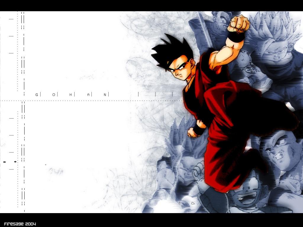 1024x768 Gohan ball z wallpaper