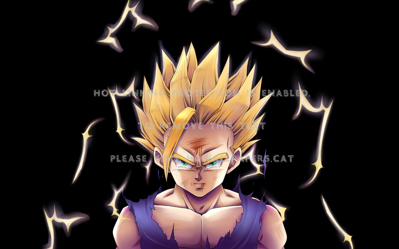 1680x1050 gohan dragon ball super saiyan blond ssj