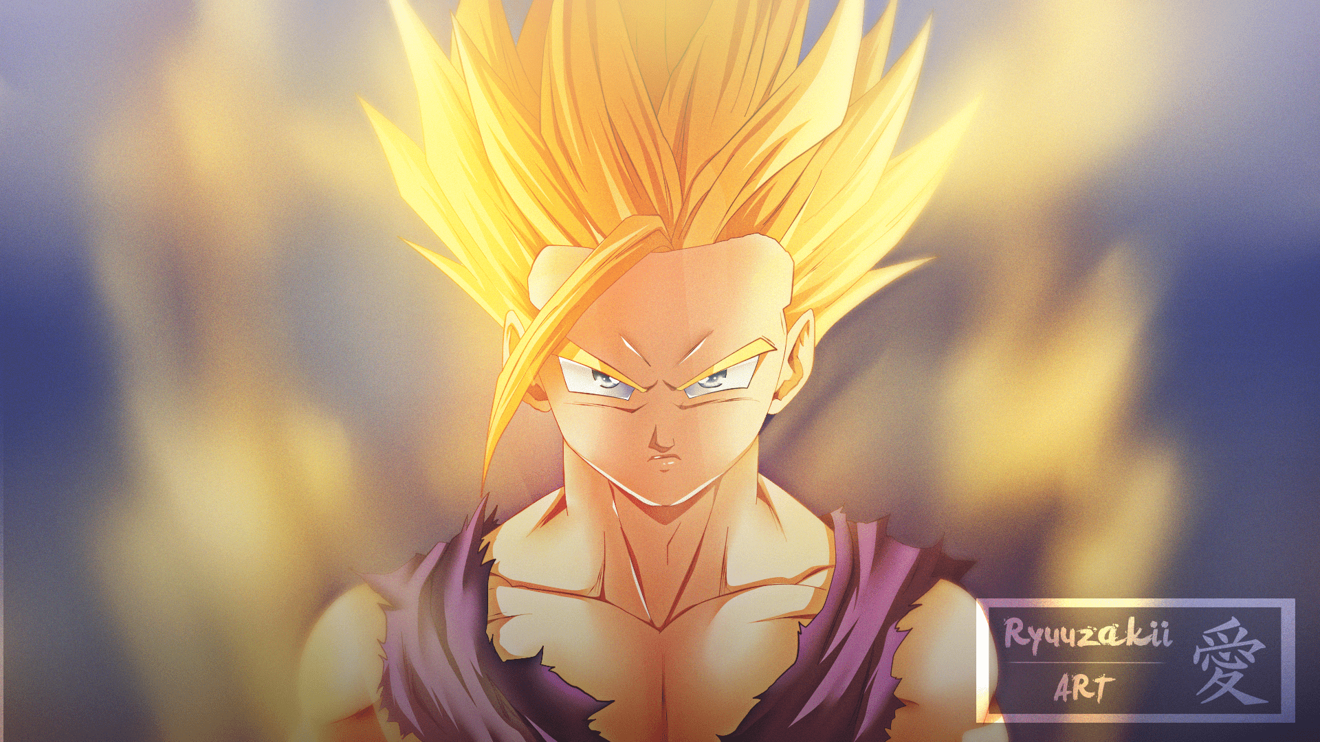 1920x1080 1920x1080 Super Saiyan Gohan (Dragon Ball) wallpaper PNG