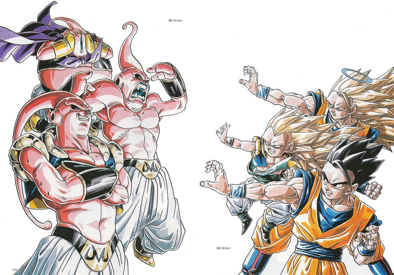 1602x1118 buu son goku son gohan dragon ball z 1602x1118 wallpaper