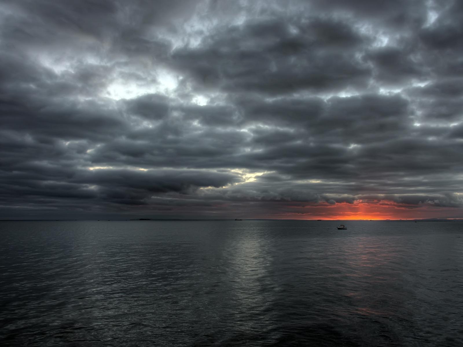 1600x1200 HDR Sunset Wallpaper Landscape Nature Wallpaper in jpg format for free download