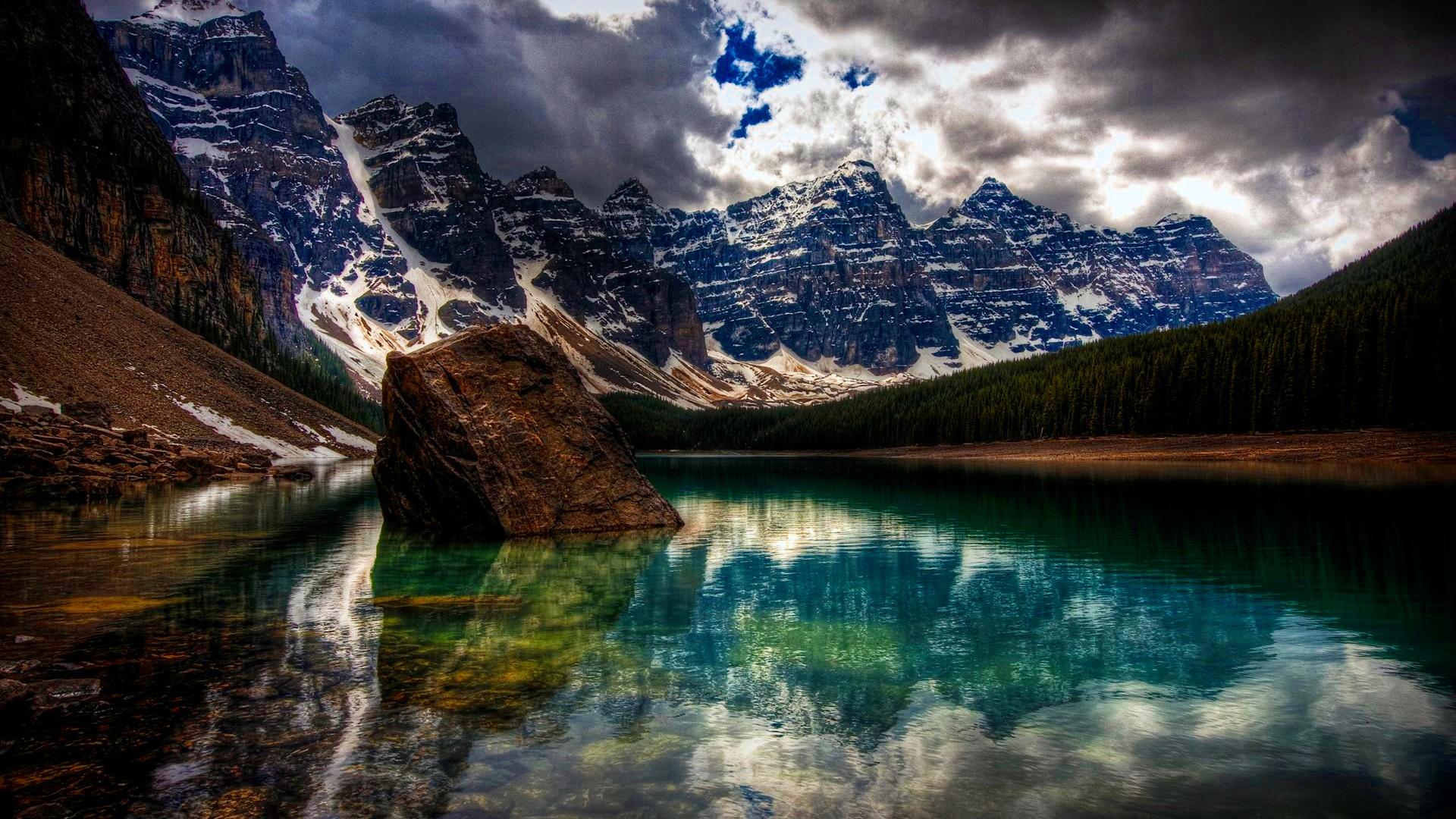 1920x1080 Snowy Mountains Wallpaper