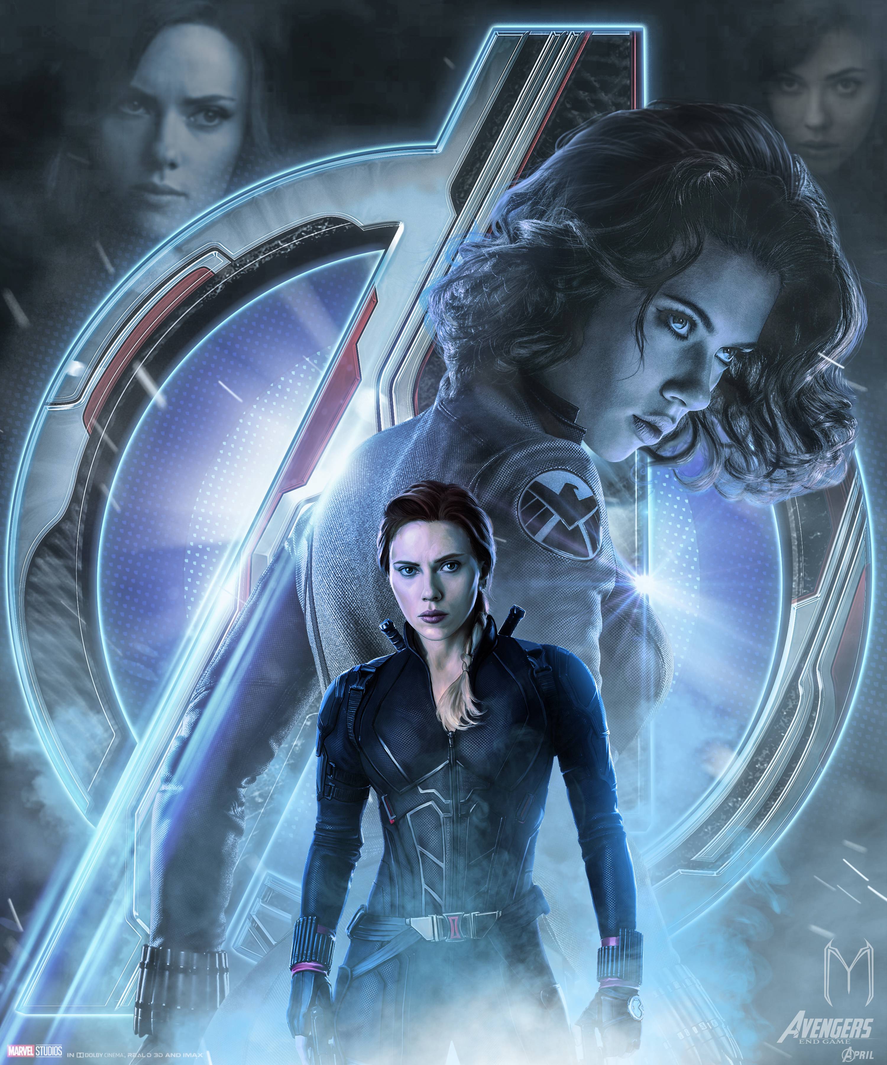 3000x3600 Avengers Endgame Black Widow Poster Art 2560x1080 Resolution Wallpaper, HD Movies 4K Wallpaper, Image, Photo and Background