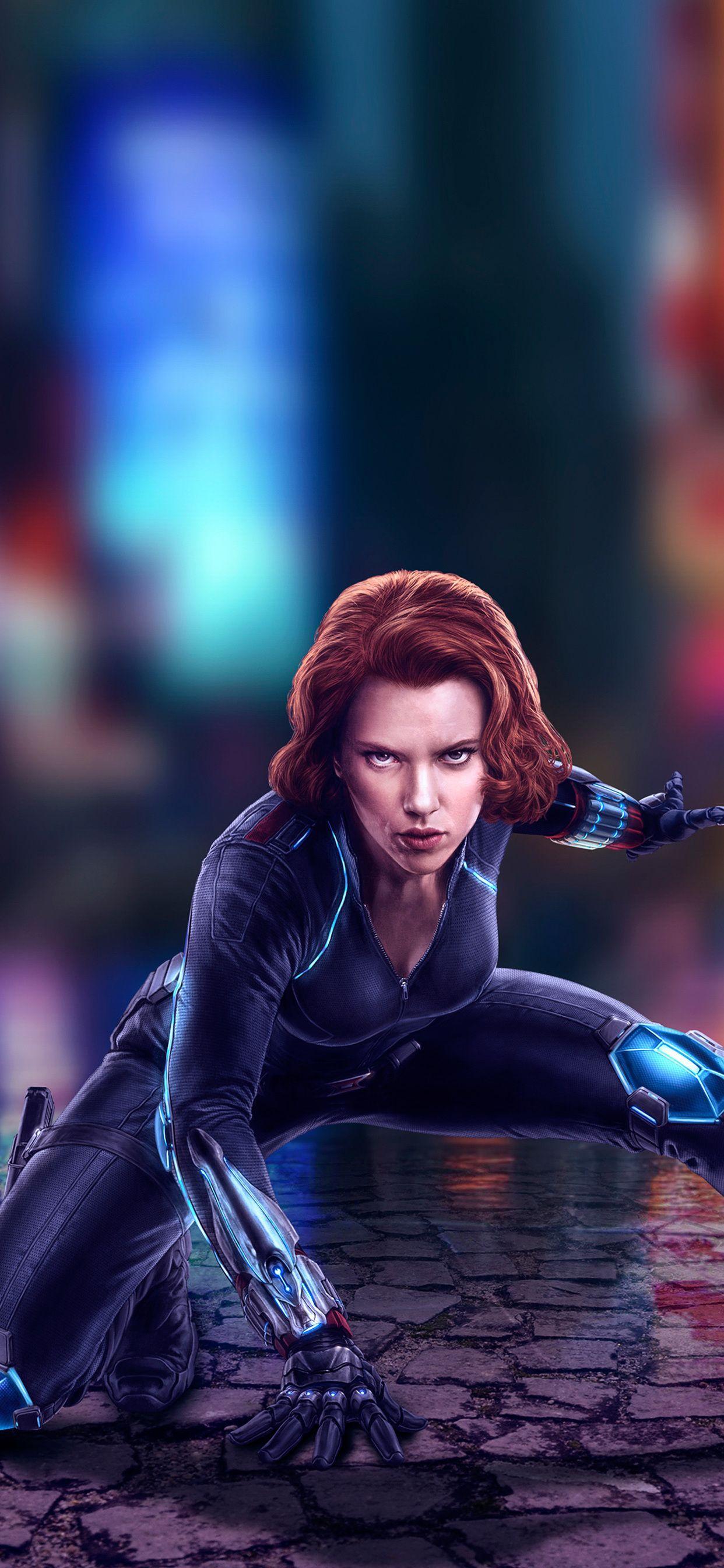 1242x2688 Black Widow Fallen Wallpaper