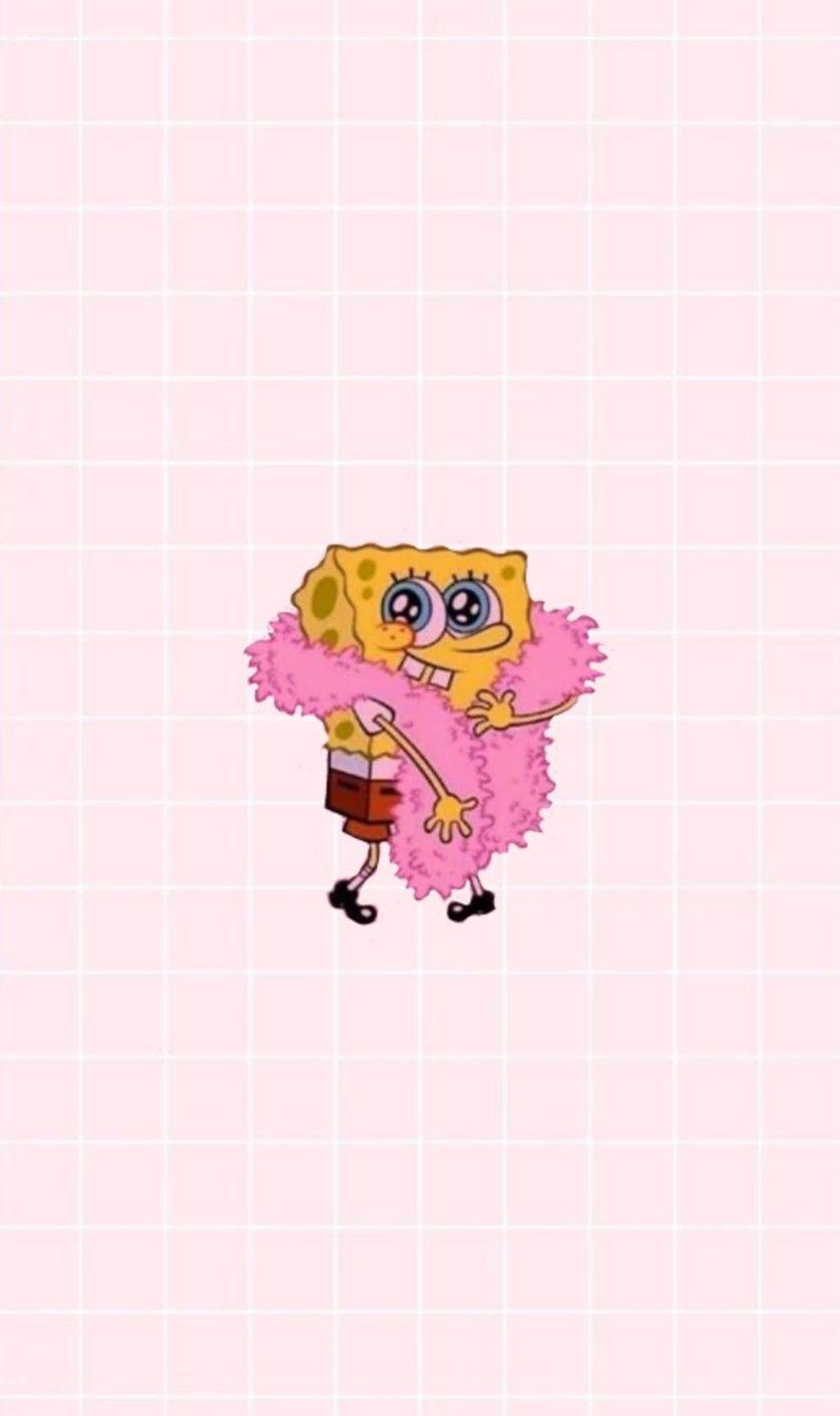 836x1409 Aesthetic Wallpaper For Phone Spongebob Backround Wallpaper Pink Aesthetic Vibes. Cute Cartoon Wallpaper, Aesthetic Wallpaper, Emo Wallpaper