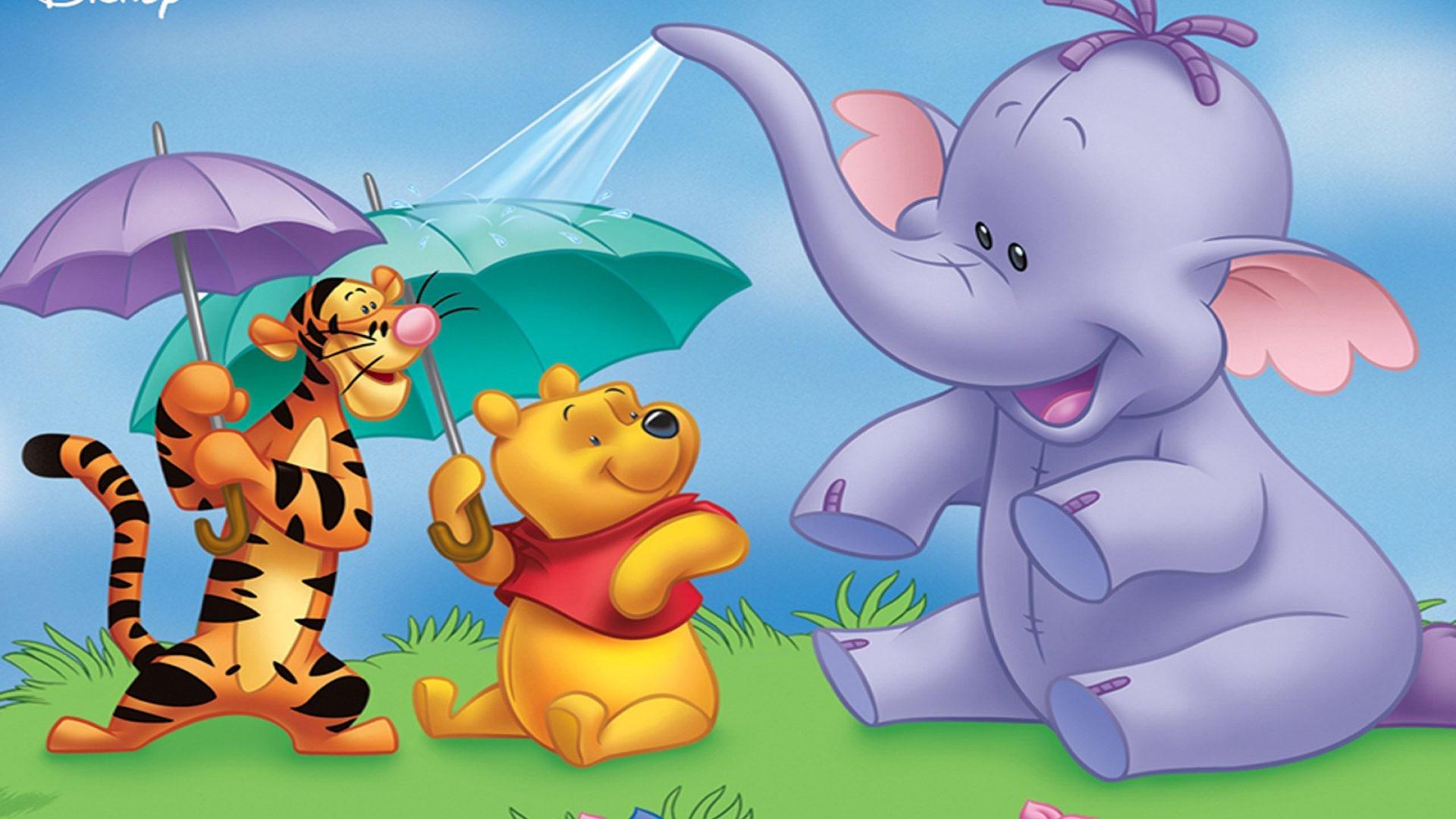 1920x1080 eeyore wallpaper, animated cartoon, cartoon, animation, tiger, clip art