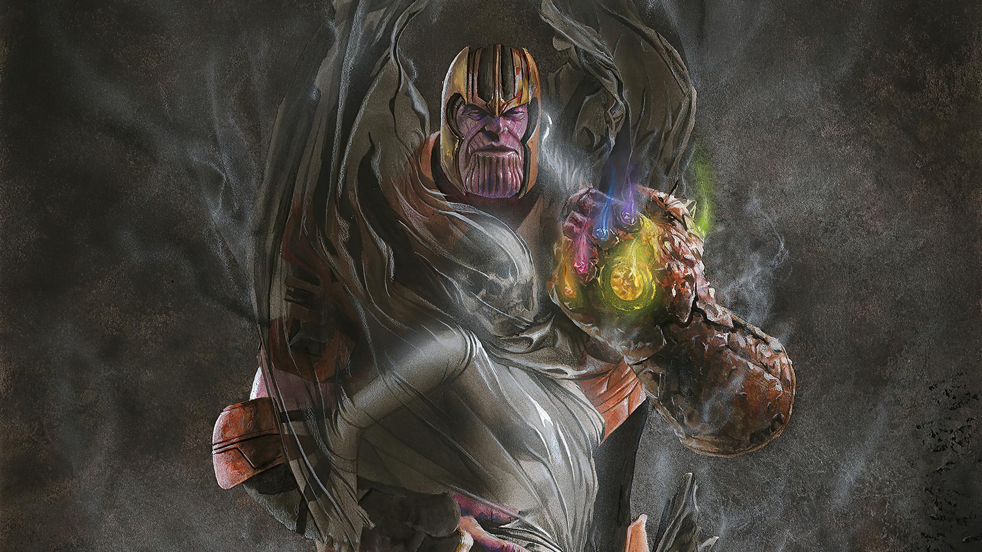 1920x1080 Thanos And Death Laptop Full HD 1080P HD 4k Wallpaper, Image, Background, Photo and Picture