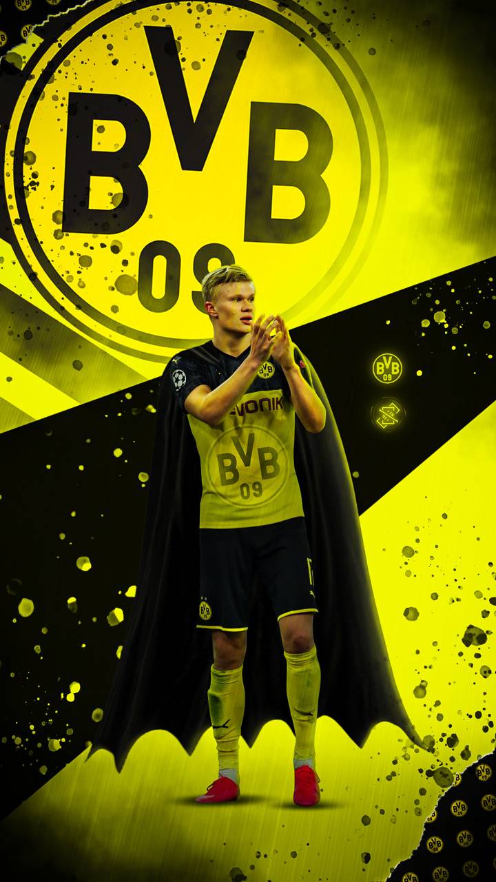 720x1280 Haaland Dortmund Wallpaper