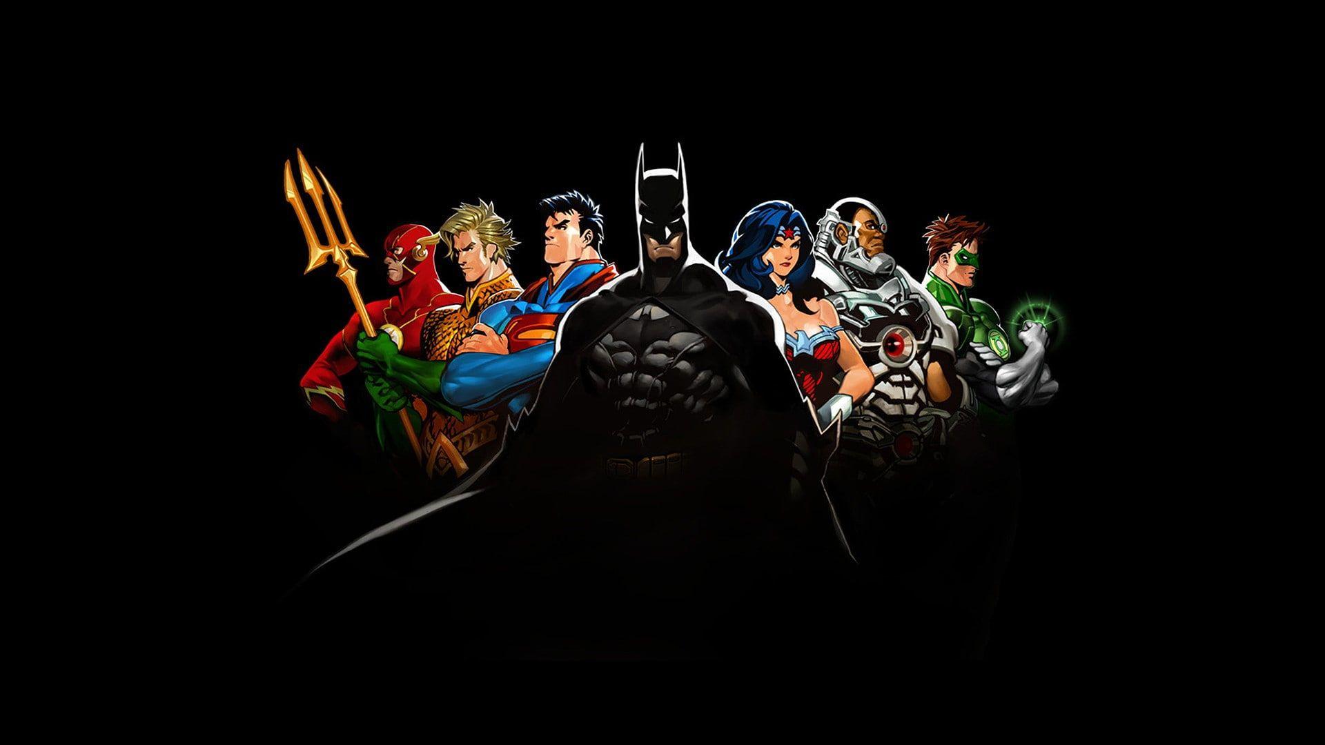1920x1080 Justice League DC Black HD #cartoon Comic #black #league #dc #justice P #wallpaper #hdwallpaper #desktop In 2021. Dc Comics Wallpaper, Cyborg Dc Comics, Dc Comics