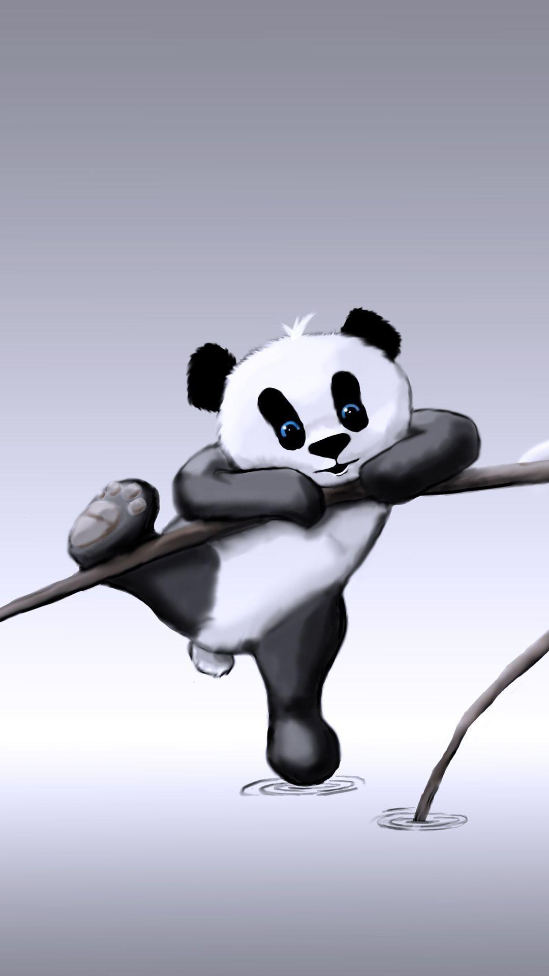 1080x1920 Best Of Wallpaper Panda Bears I Love Pinterest Of Elegant White Panda Desktop Wallpaper Fresh Be A Panda Wallpap. Seni panda, Wallpaper kartun hd, Bayi hewan lucu