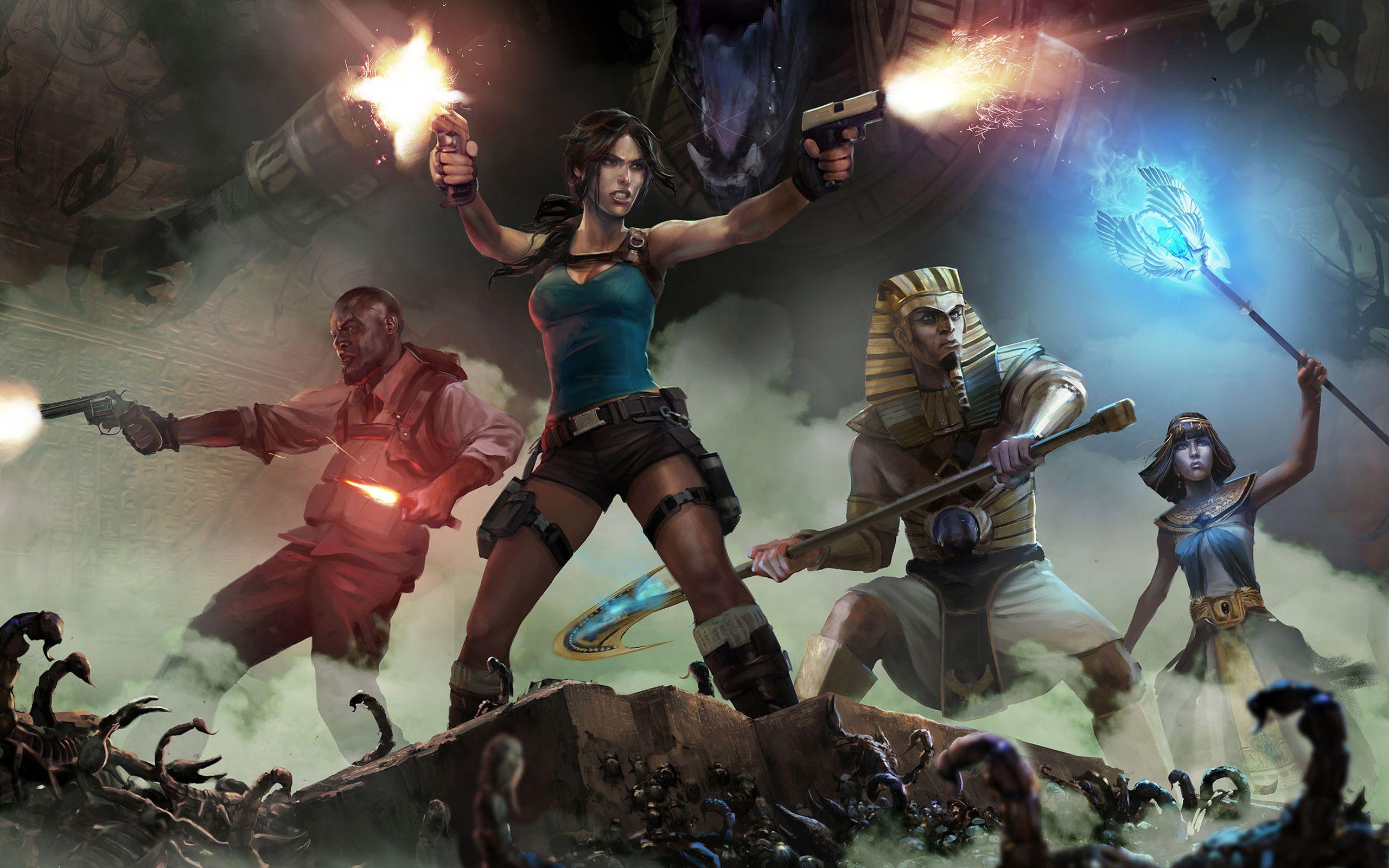 2560x1600 Lara Croft and the Temple of Osiris HD Wallpaper. Background Image