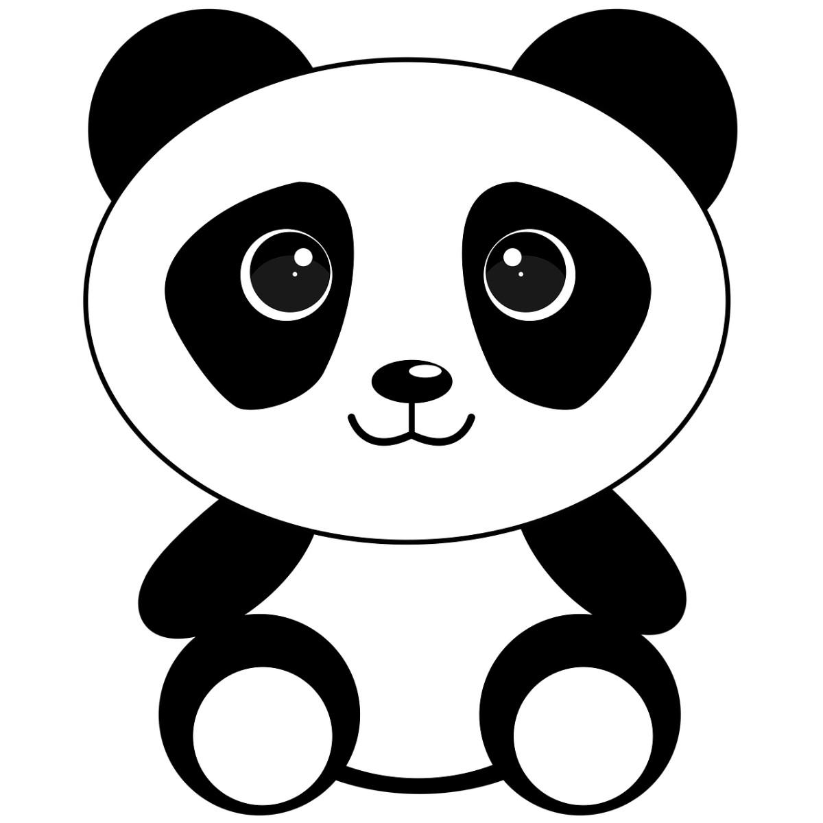 1200x1200 Cool Panda Wallpaper