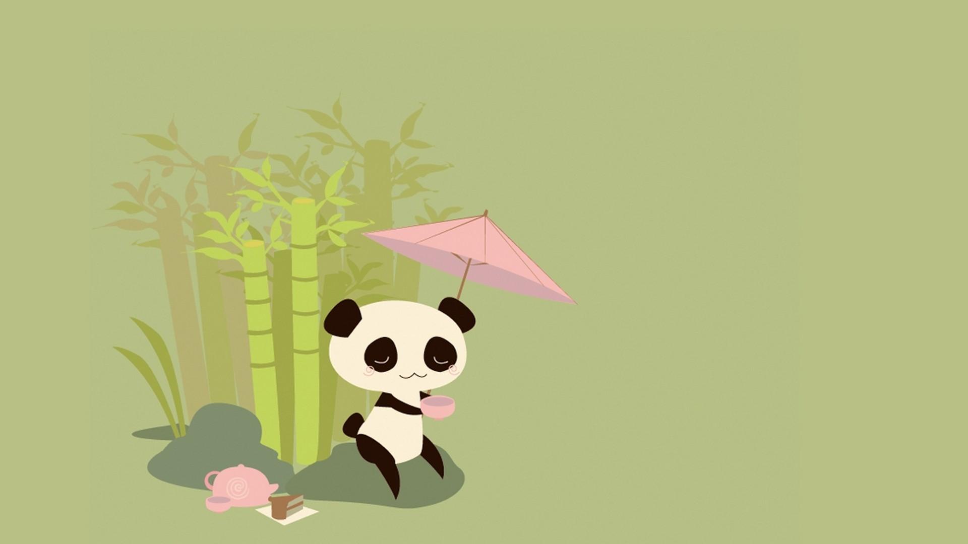 1920x1080 Cute Panda Drawing Wallpaper Cute Wallpaper