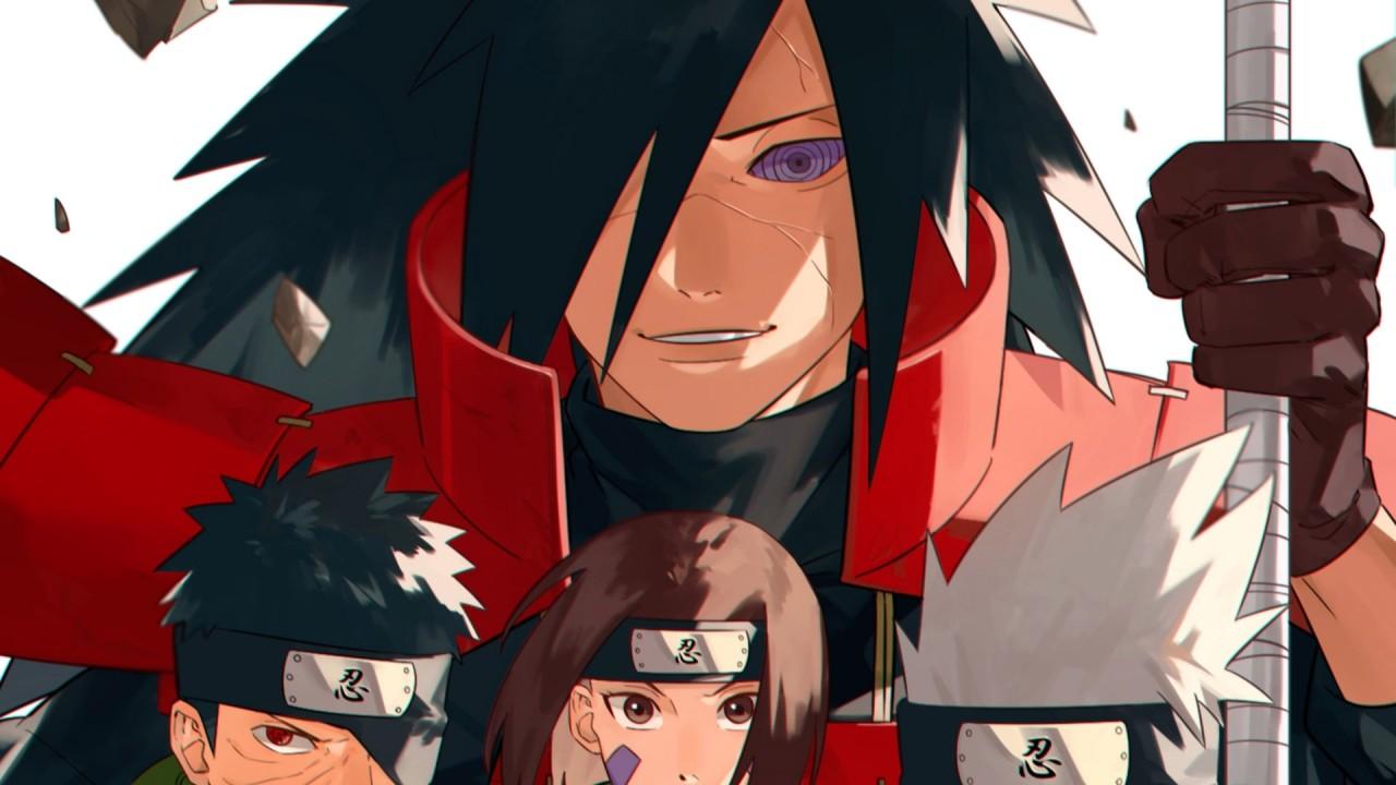 1280x720 Naruto Kakashi Hatake Madara Uchiha Obito Uchiha Rin Nohara HD Obito Wallpaper