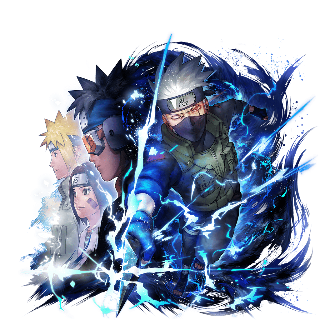 1024x1024 Kakashi, Obito, Rin, Minato (Naruto Shippuden Ultimate Ninja Blazing)