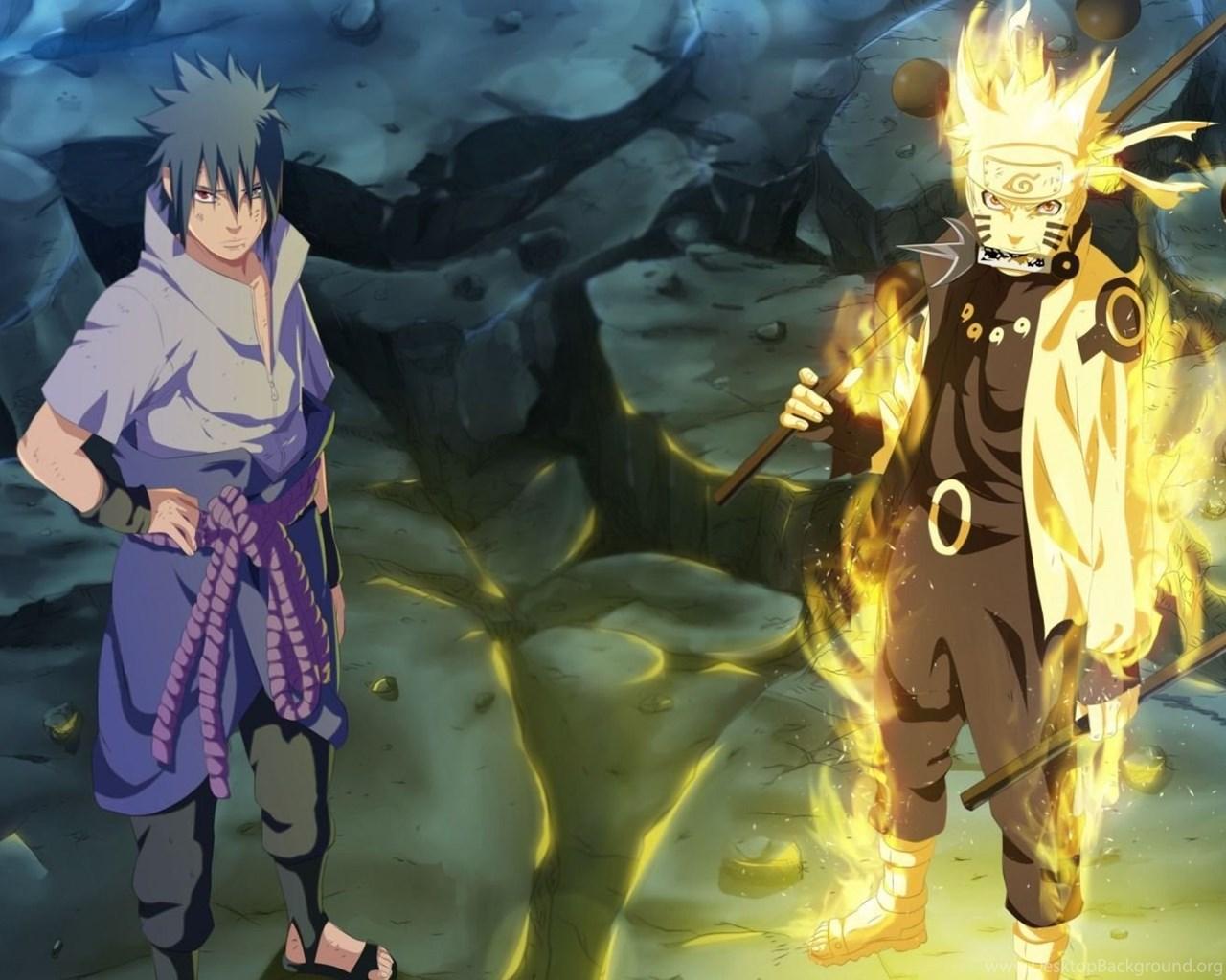 1280x1024 Download Wallpaper Naruto Shippuden, Uzumaki Naruto, Uchiha Sasuke. Desktop Background