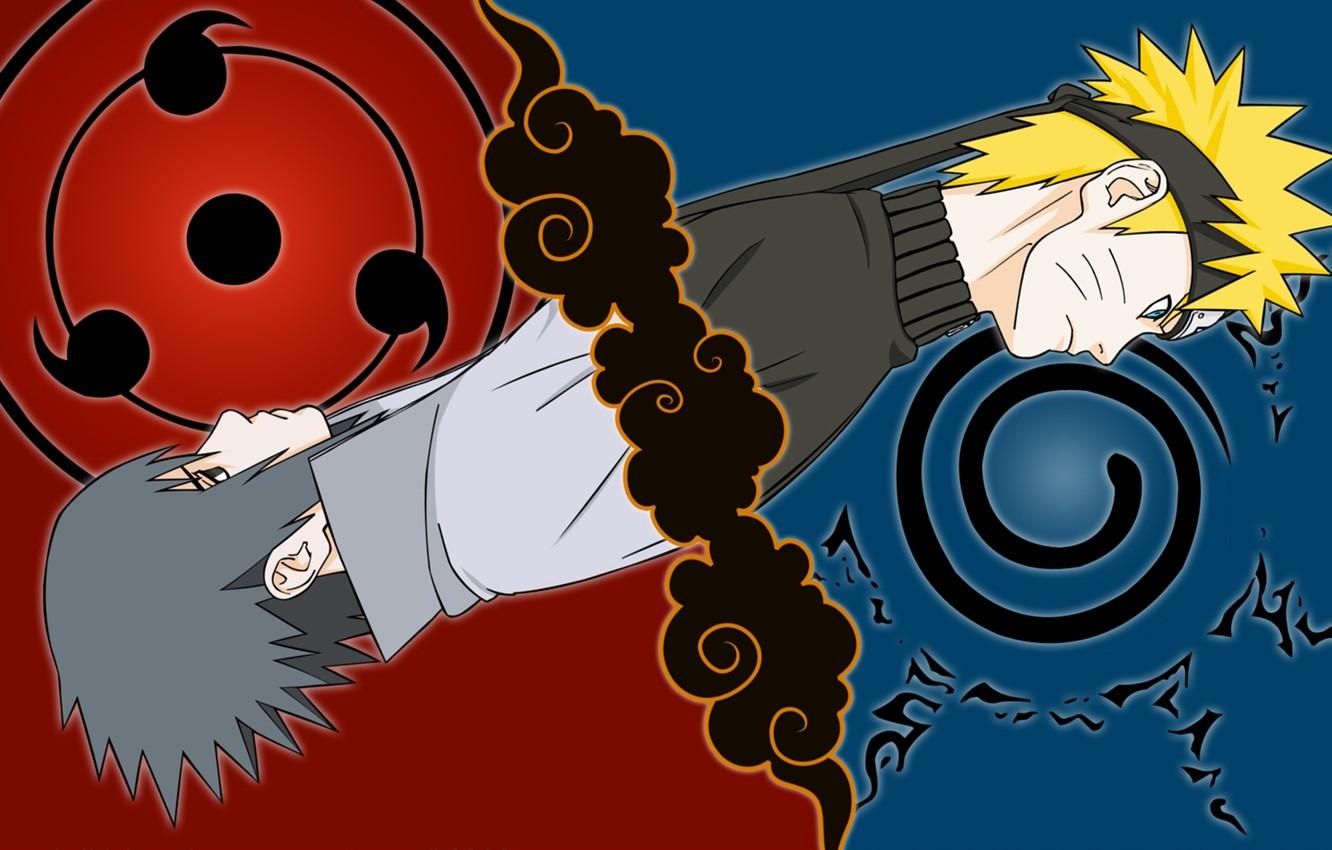1332x850 Wallpaper Anime, uchiha sasuke, naruto Uzumaki image for desktop, section прочее