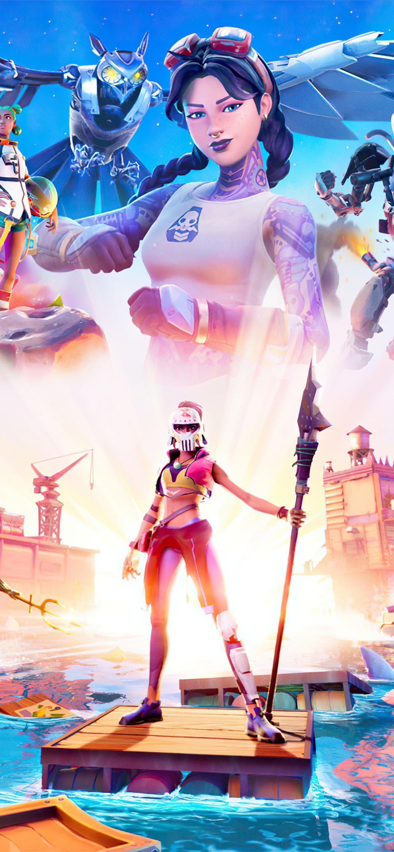 1284x2778 fortnite chapter 2 season 2 iPhone Wallpaper Free Download