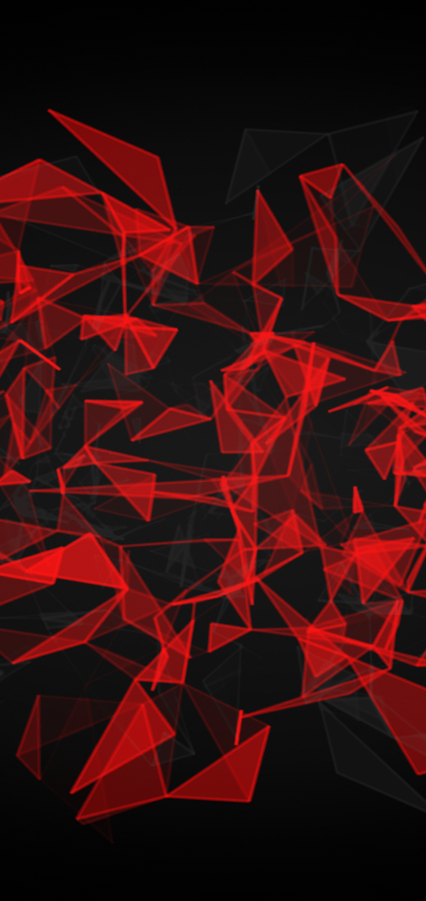 1440x3040 Black And Red Profile Wallpaper