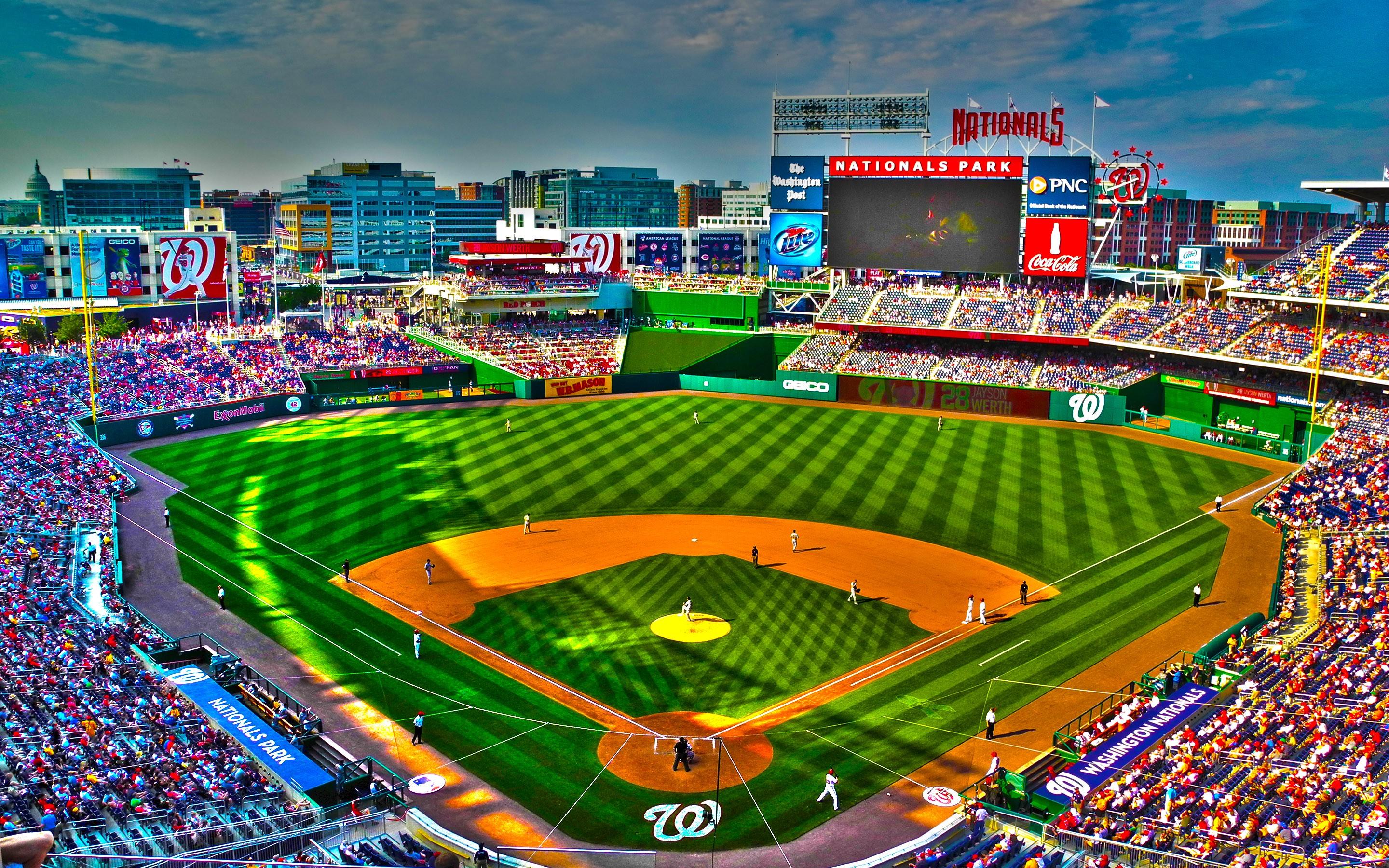 2880x1800 Download Free Baseball Stadium Wallpaper