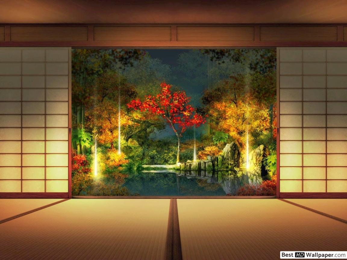 1152x864 Japanese home Interior HD wallpaper download