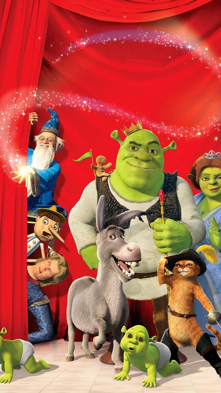 720x1280 shrek and donkey wallpaper