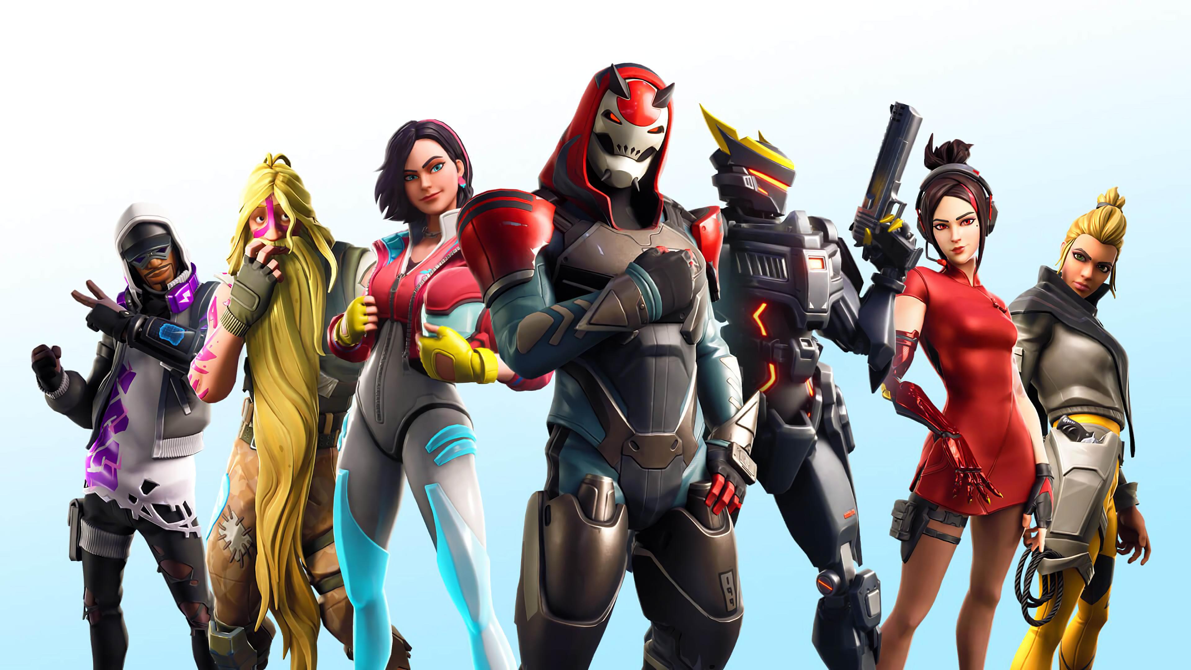 3840x2160 Fortnite, Season All Battle Pass, Skins, Outfits, Season 9 Skins