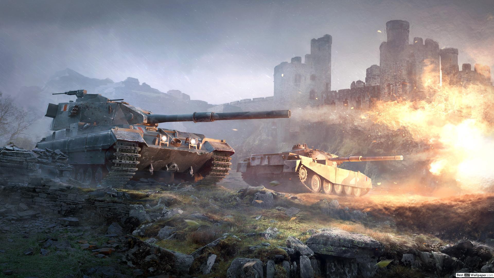 1920x1080 Tank War HD wallpaper download