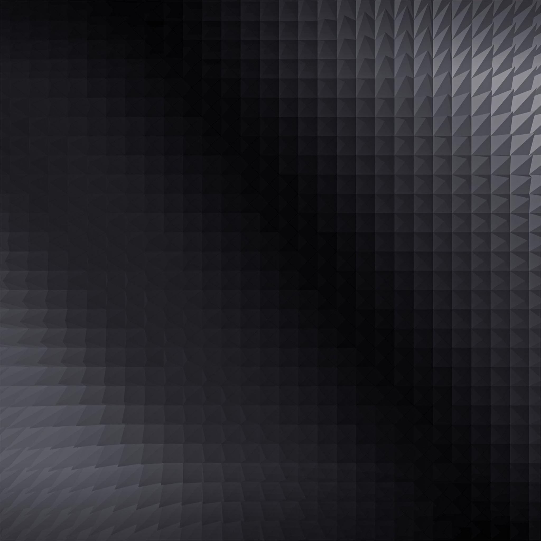 2048x2048 pyramid abstract gradient dark 4k iPad Air Wallpaper Free Download