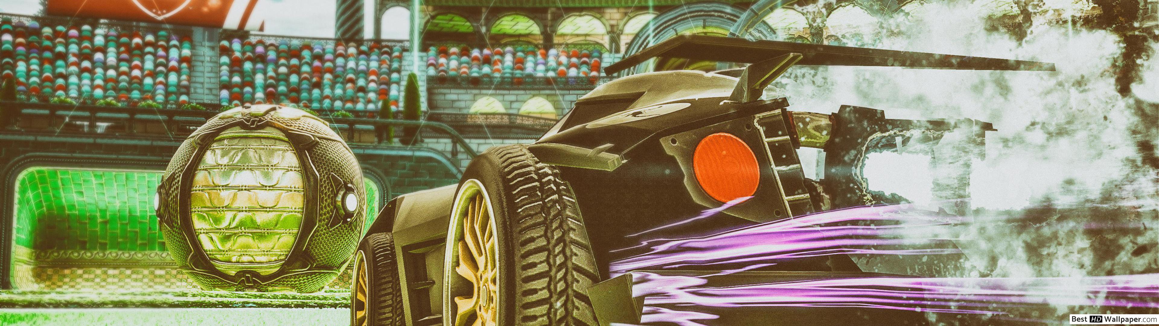 3840x1080 Rocket league HD wallpaper download
