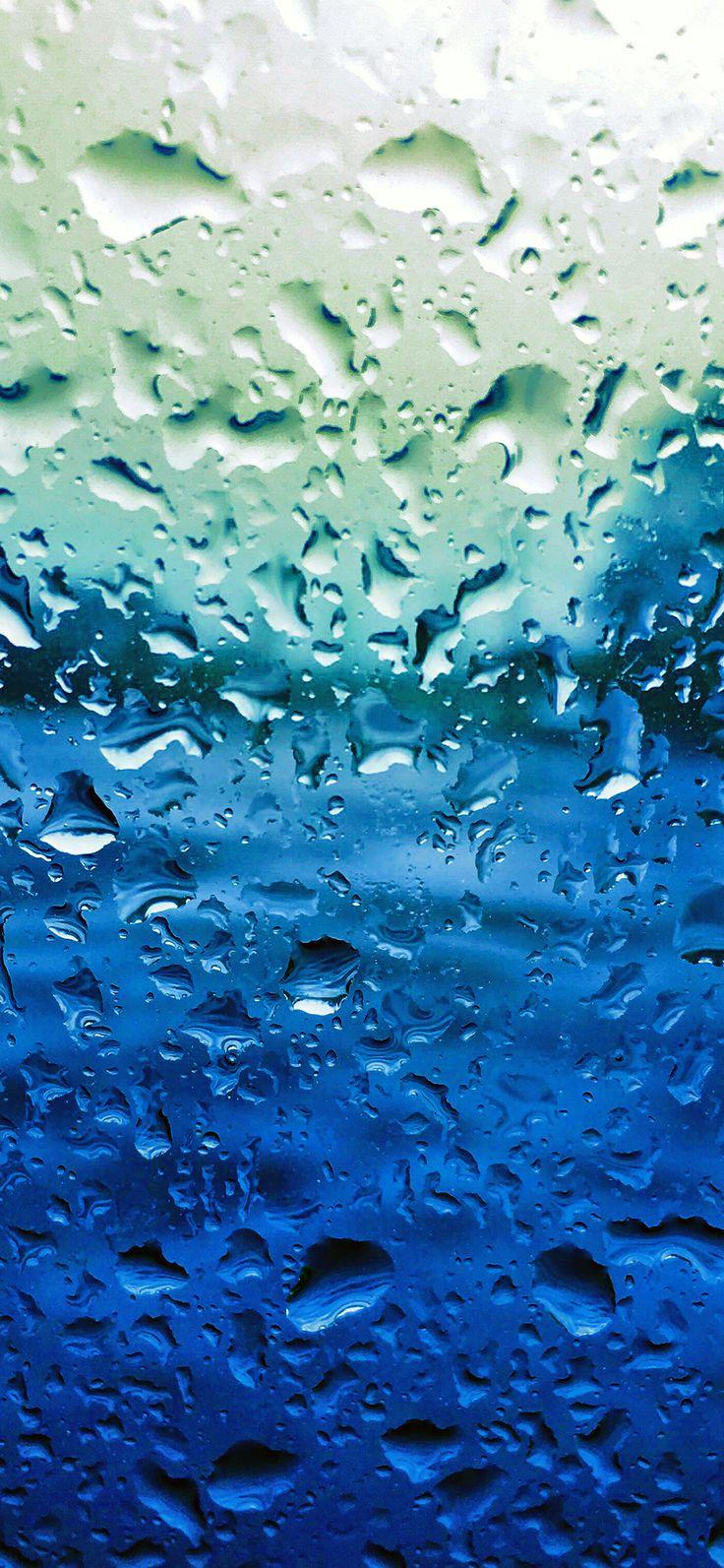 736x1593 iPhone X wallpaper : rain drop window blue sad pattern via iPhoneXpapers.com Wallpaper for iP. Wallpaper Magazine Your daily source of best wallpaper around the world