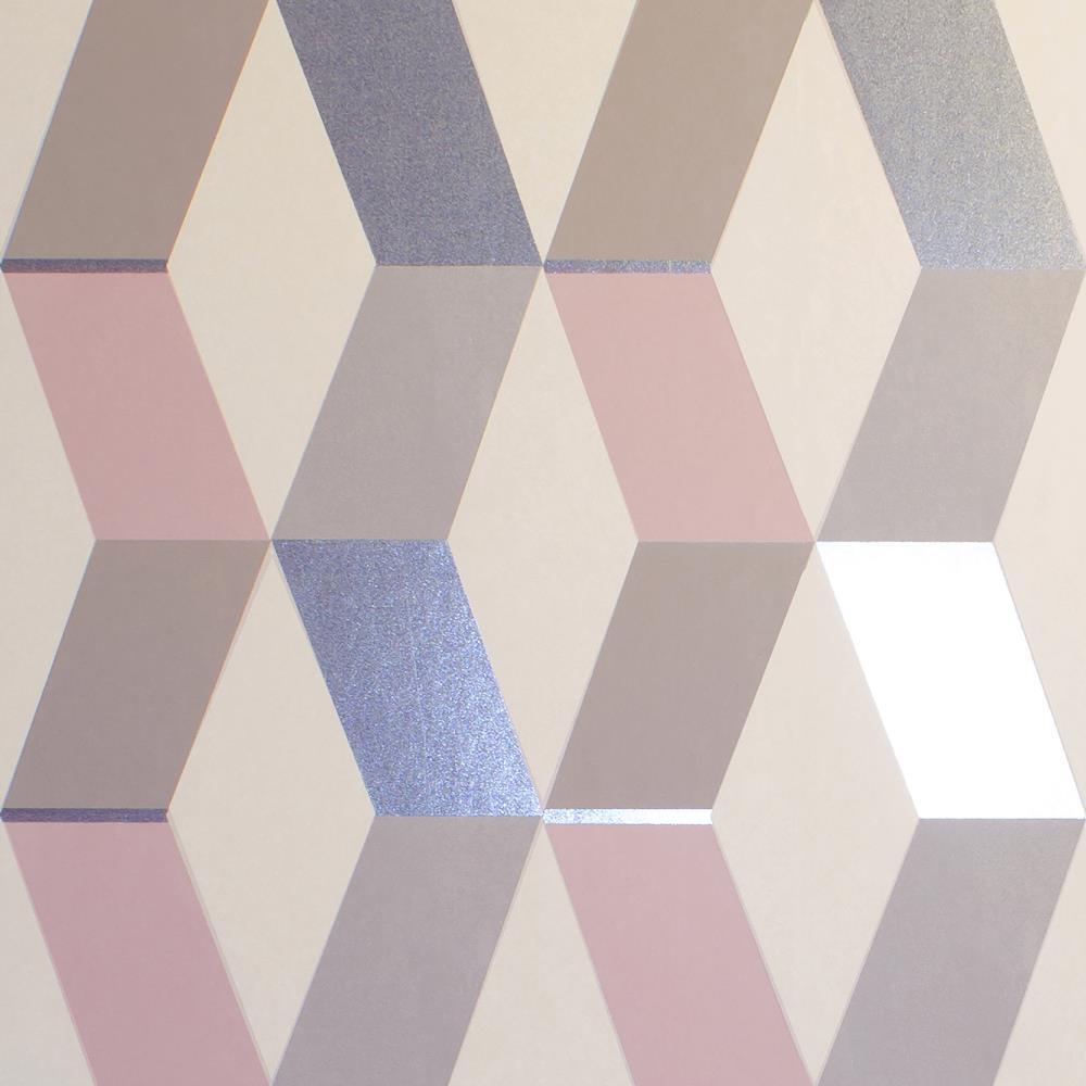 1000x1000 Advantage Rochelle Multicolor Geometric Wallpaper in the Wallpaper department at