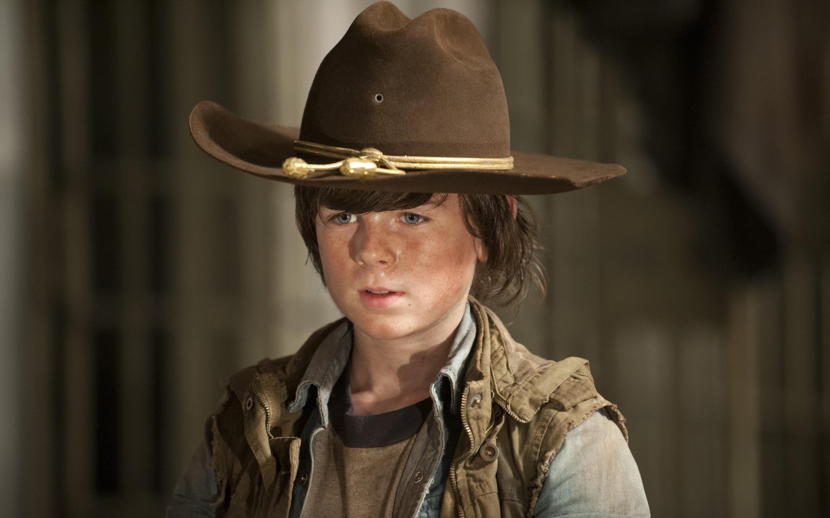 2880x1800 Wallpaper Of Boy, Carl Grimes, The Walking Dead Background Carl From Walking Dead