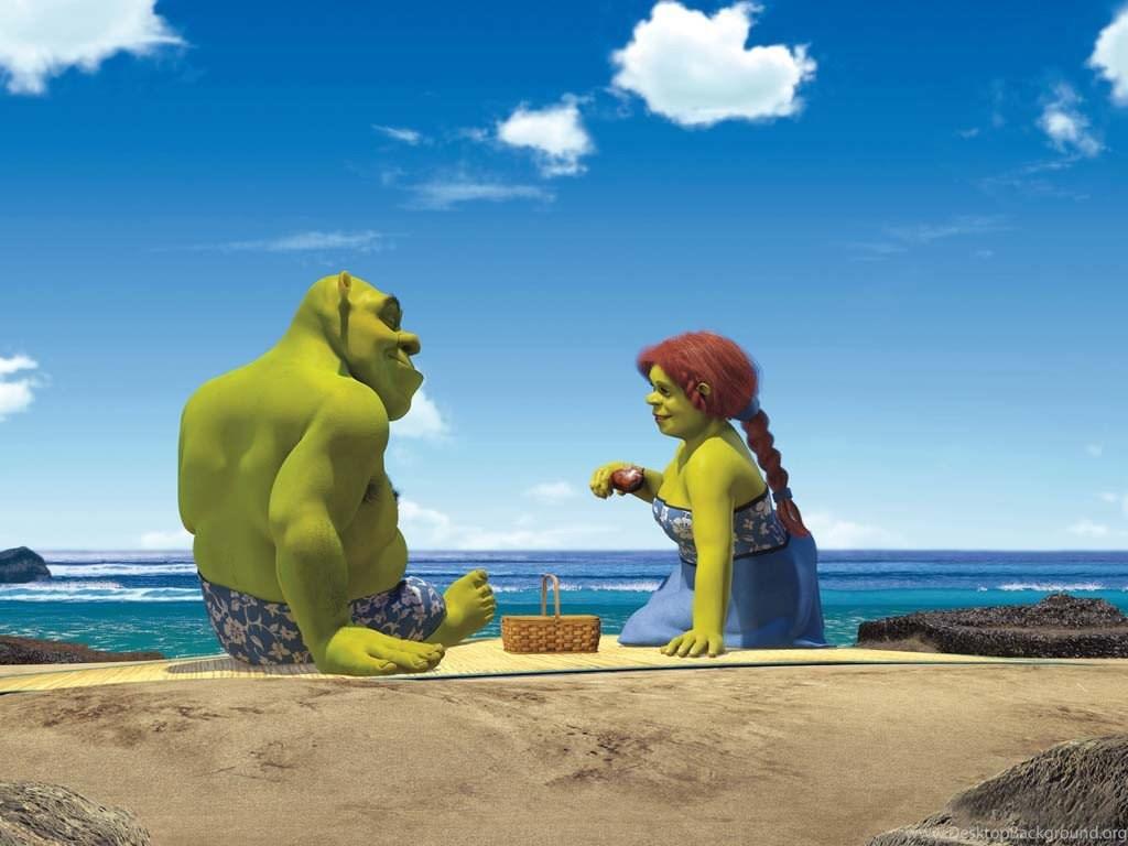 1024x768 Shrek And Fiona Full HD Background Image For Android Cartoons. Desktop Background