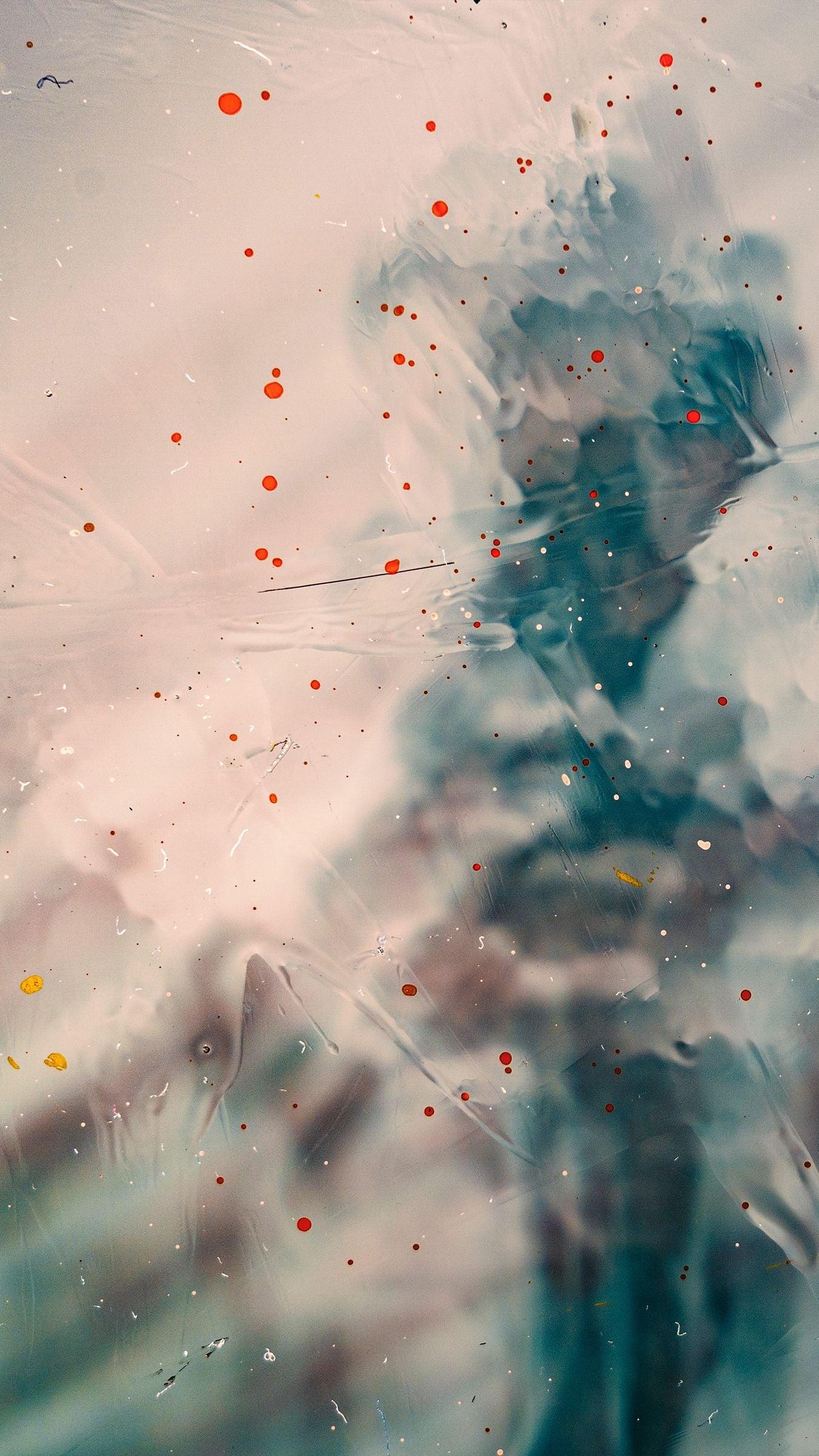 1350x2400 glass, liquid, paint, spots, splashes, abstraction background HD wallpaper for phone: iphonexwallpaper