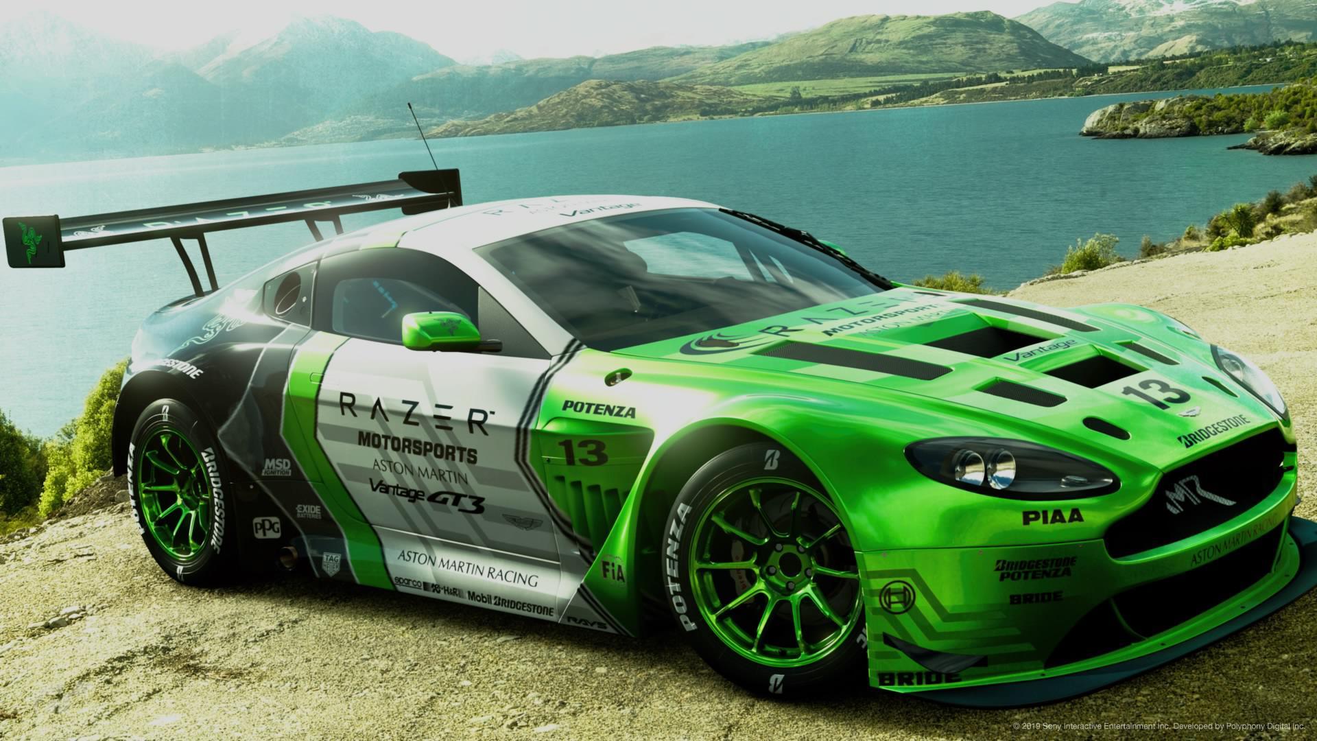 1920x1080 Aston Martin V12 Vantage GT3 RAZER: granturismo