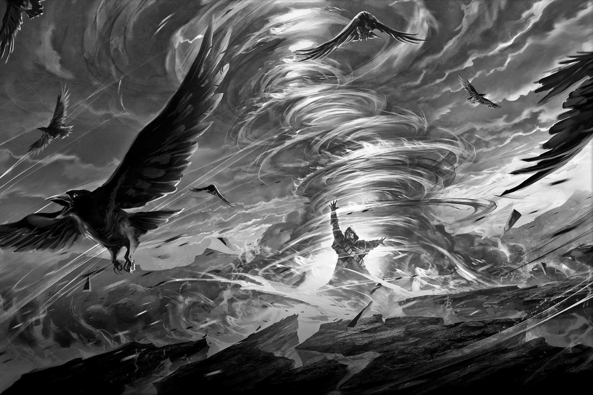 1920x1280 goth, Gothic, Magic, Dark, Crow, Raven, Fantasy Wallpaper HD / Desktop and Mobile Background