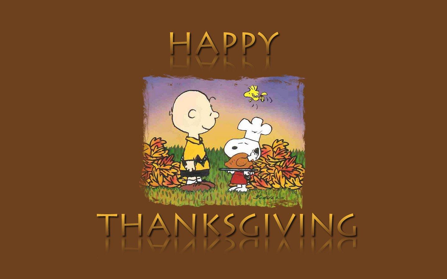 1440x900 Happy Thanksgiving Snoopy Meme HD Wallpaper