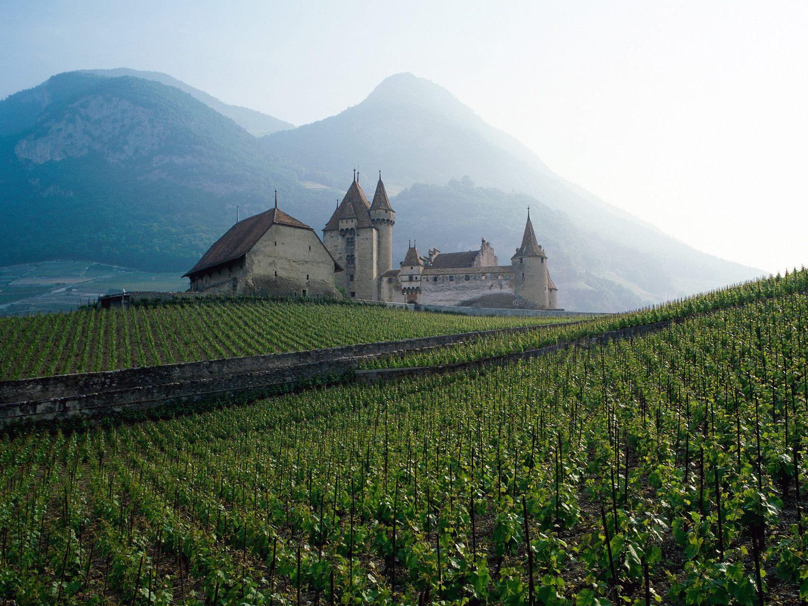 1600x1200 Hd Wallpaper Single Village Switzerland Desktop Background Countryside Image HD