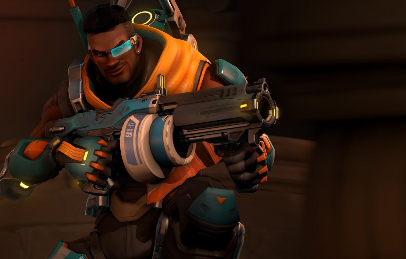 1332x850 Wallpaper Male, Gun, Blizzard, Overwatch, Jean Baptiste Augustin, Baptist Image For Desktop, Section рендеринг