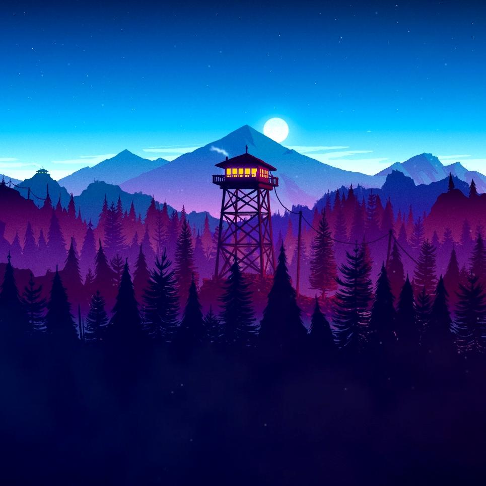 965x965 Wallpaper Engine Firewatch